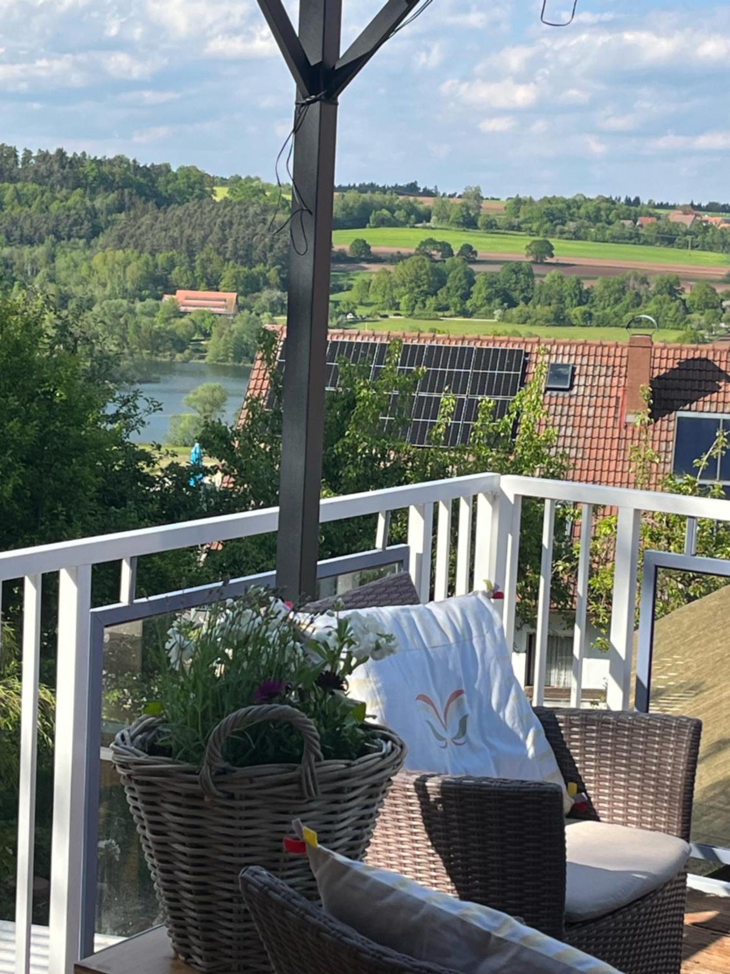 Wohnung Mit Dachterasse Absberg Exteriör bild