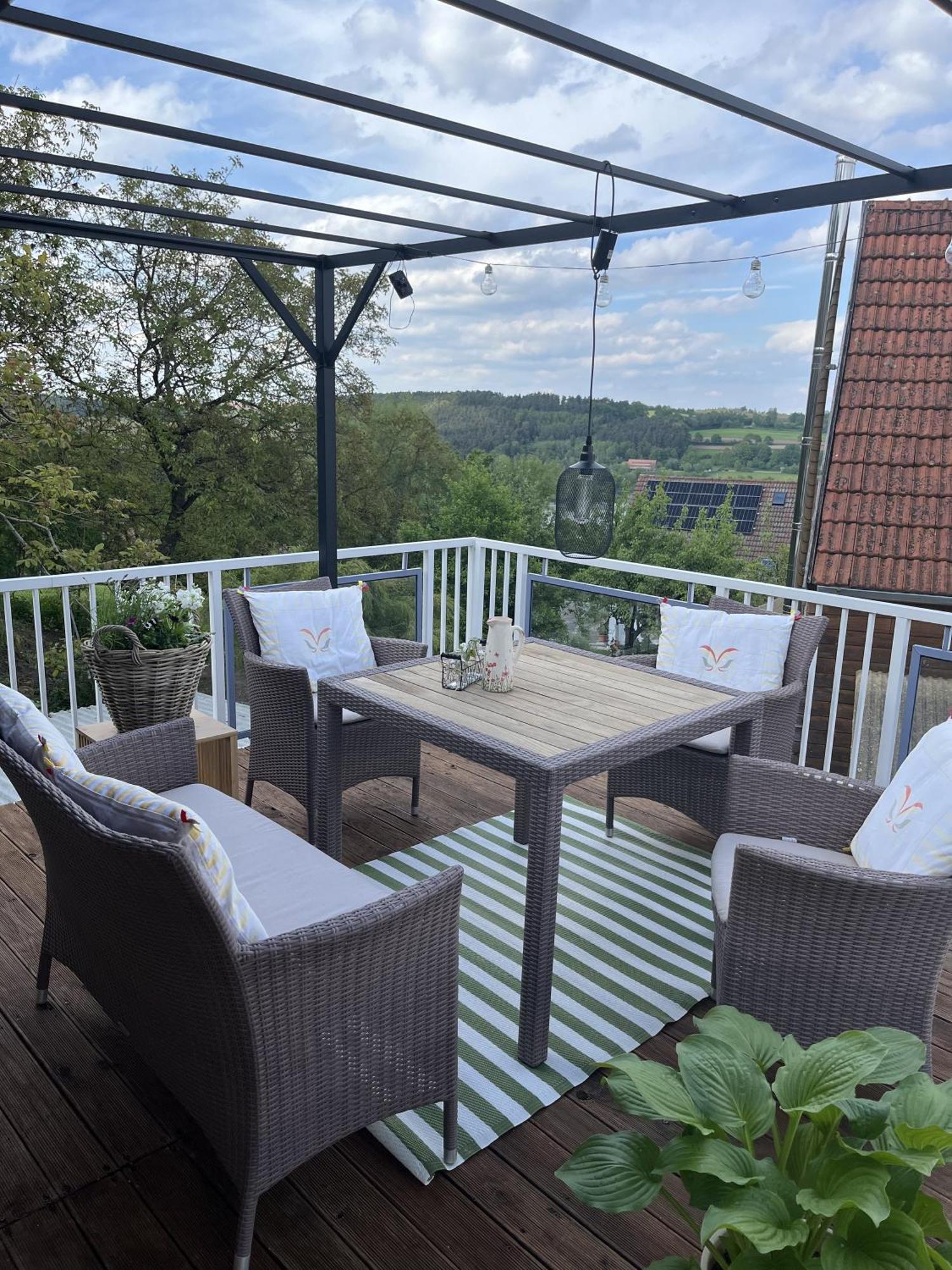 Wohnung Mit Dachterasse Absberg Exteriör bild